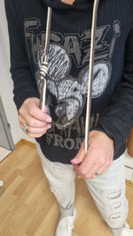 Lade das Bild in den Galerie-Viewer, Hoodie Mickey gerippt
