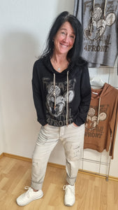 Hoodie Mickey gerippt