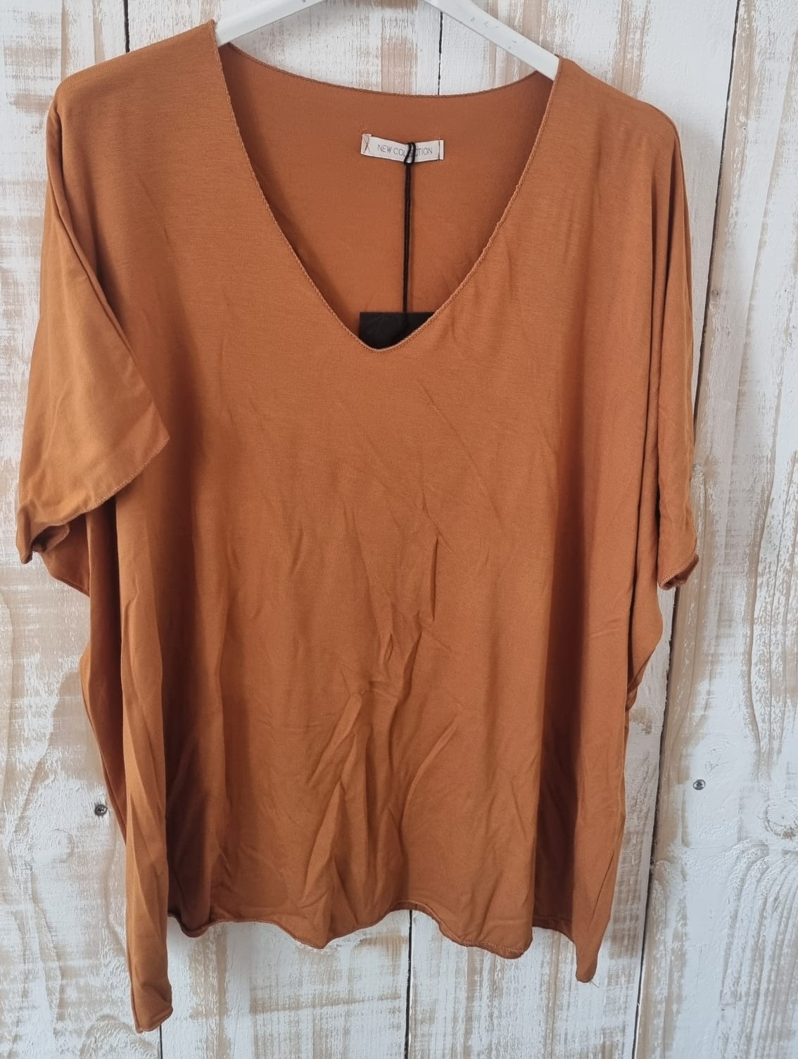 Basic T-Shirt Happy Size bis Gr. 44/46 verschiedene Farben