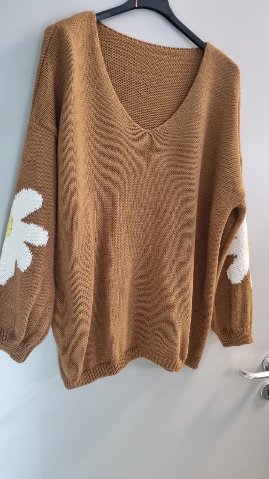 Strickpullover "Flower" REDUZIERT