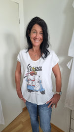 Lade das Bild in den Galerie-Viewer, T-Shirt &quot;Vespa Duo&quot; 30% reduziert!!!
