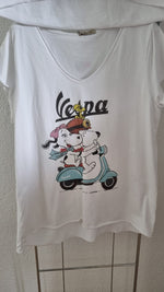 Lade das Bild in den Galerie-Viewer, T-Shirt &quot;Vespa Duo&quot; 30% reduziert!!!
