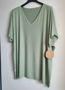 Basic T-Shirt Happy Size bis Gr. 44/46 verschiedene Farben