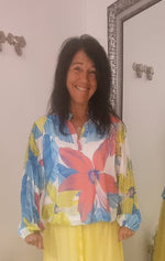 Lade das Bild in den Galerie-Viewer, Bluse &quot;Blume Sommer pur&quot;
