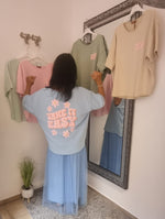 Lade das Bild in den Galerie-Viewer, Sweat Take it easy kurzarm
