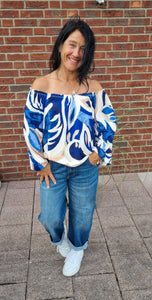 Balloon-Jeans Blue Denim