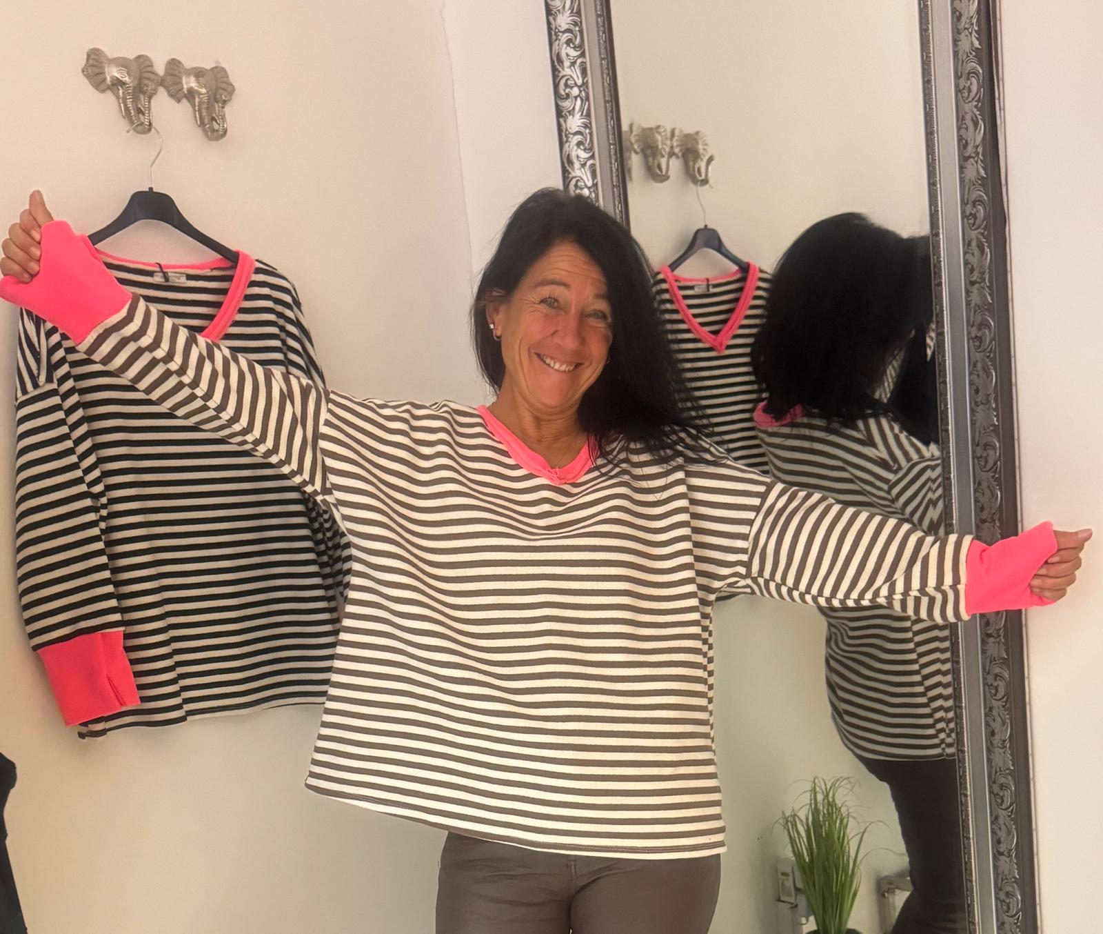 Pullover V Pink