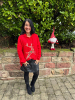 Lade das Bild in den Galerie-Viewer, Strickpullover Hirsch
