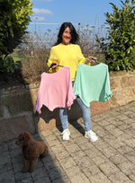 Lade das Bild in den Galerie-Viewer, Pullover Halbarm mit Rüsche
