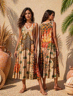 Lade das Bild in den Galerie-Viewer, Kleid Lang Stern
