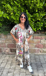 Lade das Bild in den Galerie-Viewer, Maxi Kleid Snoopy
