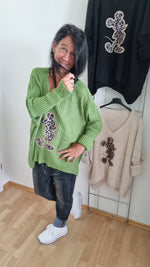 Lade das Bild in den Galerie-Viewer, Strickpullover &quot;Mickey Leo&quot;
