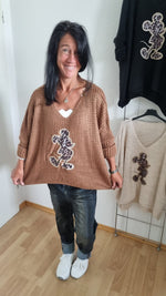 Lade das Bild in den Galerie-Viewer, Strickpullover &quot;Mickey Leo&quot;
