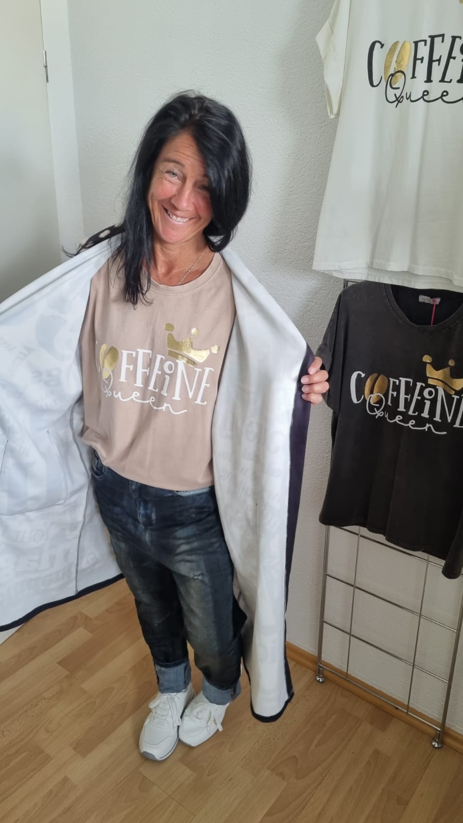 T-Shirt "Coffeeine Queen"