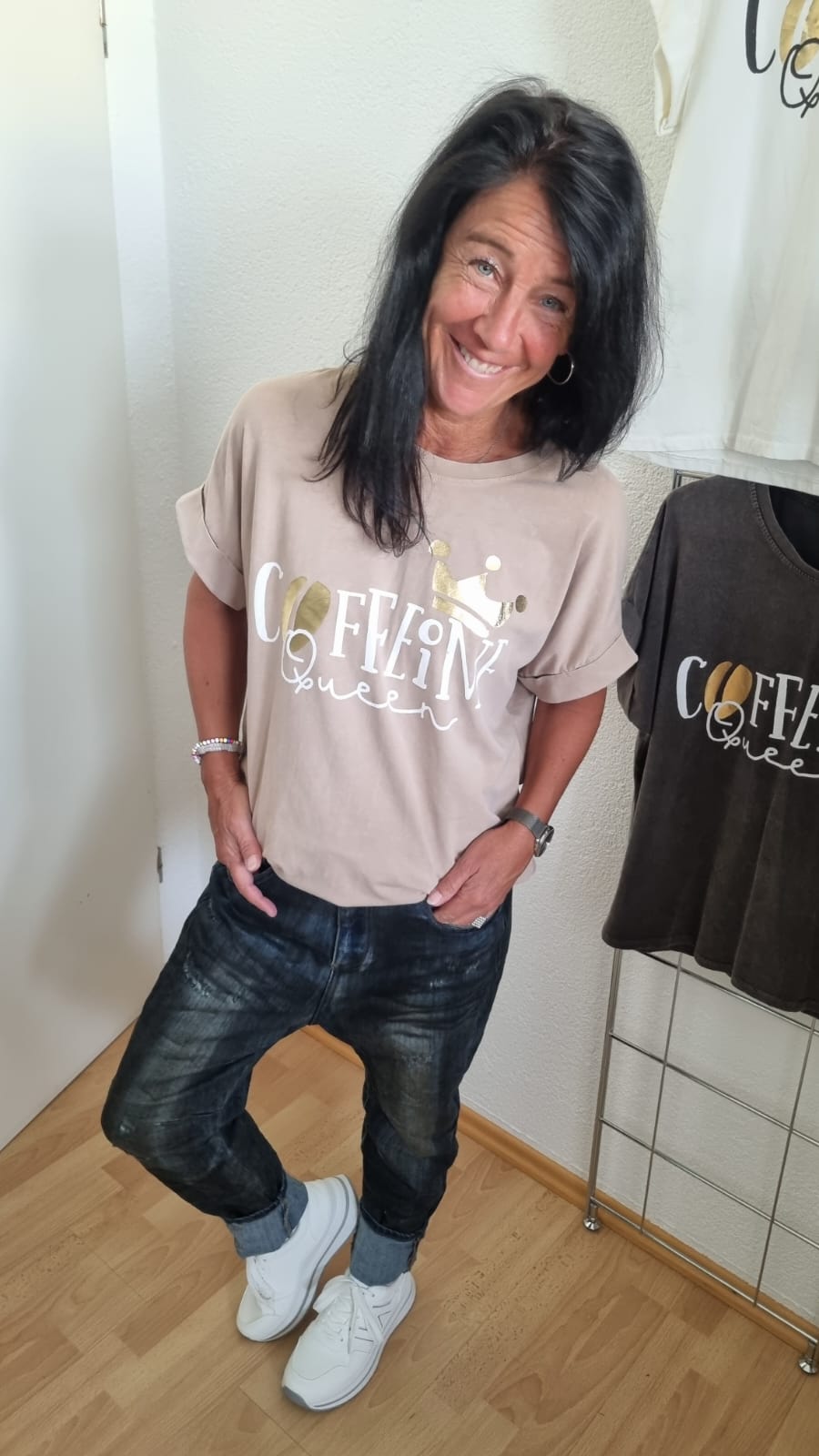 T-Shirt "Coffeeine Queen"