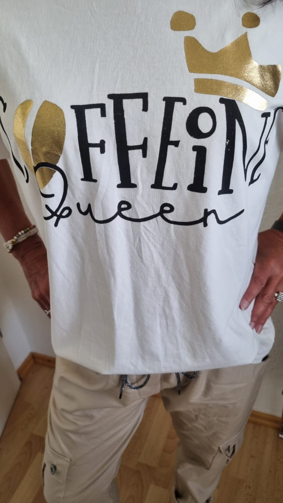 T-Shirt "Coffeeine Queen"