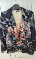 Lade das Bild in den Galerie-Viewer, Blazer &quot;Camou Skull&quot;
