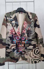 Lade das Bild in den Galerie-Viewer, Blazer &quot;Camou Skull&quot;
