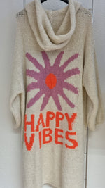 Lade das Bild in den Galerie-Viewer, Strickjacke &quot;Happy Vibes&quot;
