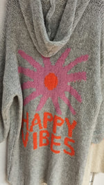 Lade das Bild in den Galerie-Viewer, Strickjacke &quot;Happy Vibes&quot;
