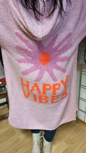 Strickjacke "Happy Vibes"