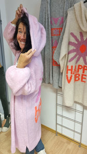 Strickjacke "Happy Vibes"