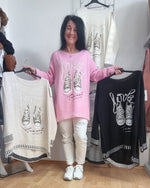 Lade das Bild in den Galerie-Viewer, Strickpullover &quot;Love Travel&quot;
