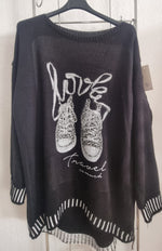 Lade das Bild in den Galerie-Viewer, Strickpullover &quot;Love Travel&quot;
