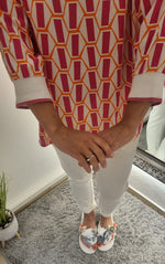 Lade das Bild in den Galerie-Viewer, Bluse &quot;Raute&quot;

