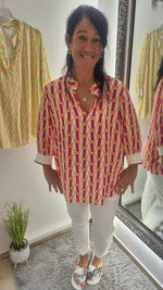 Lade das Bild in den Galerie-Viewer, Bluse &quot;Raute&quot;
