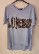 Lade das Bild in den Galerie-Viewer, T-Shirt &quot;L(I)EBE!
