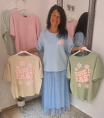 Lade das Bild in den Galerie-Viewer, Sweat Take it easy kurzarm
