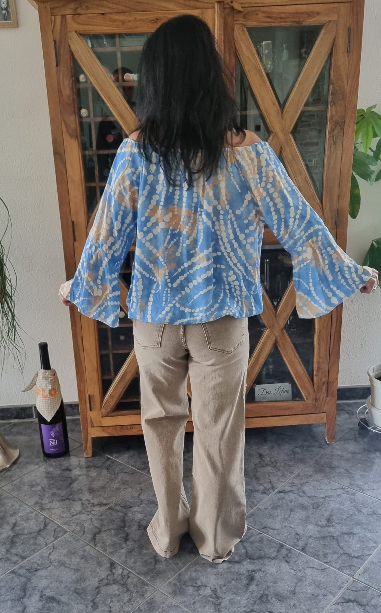 Jeans "Sandy" weites Bein