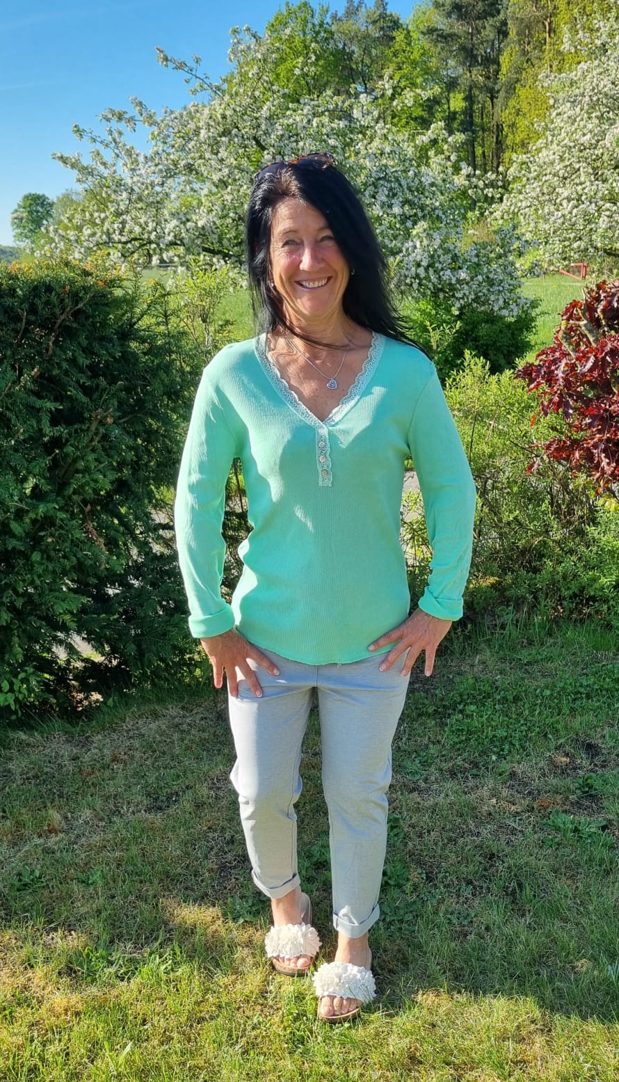 Langarmshirt "Spitze"