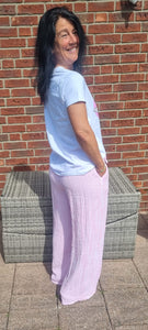 Marlene Hose im Streifenlook