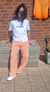 Marlene Hose im Streifenlook