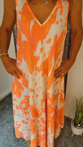 Maxi Kleid Neon