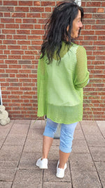 Lade das Bild in den Galerie-Viewer, Feinstrickjacke &quot;Blume&quot;
