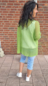Feinstrickjacke "Blume"