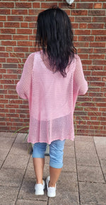 Lade das Bild in den Galerie-Viewer, Feinstrickjacke &quot;Blume&quot;
