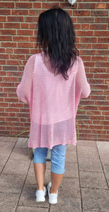 Feinstrickjacke "Blume"