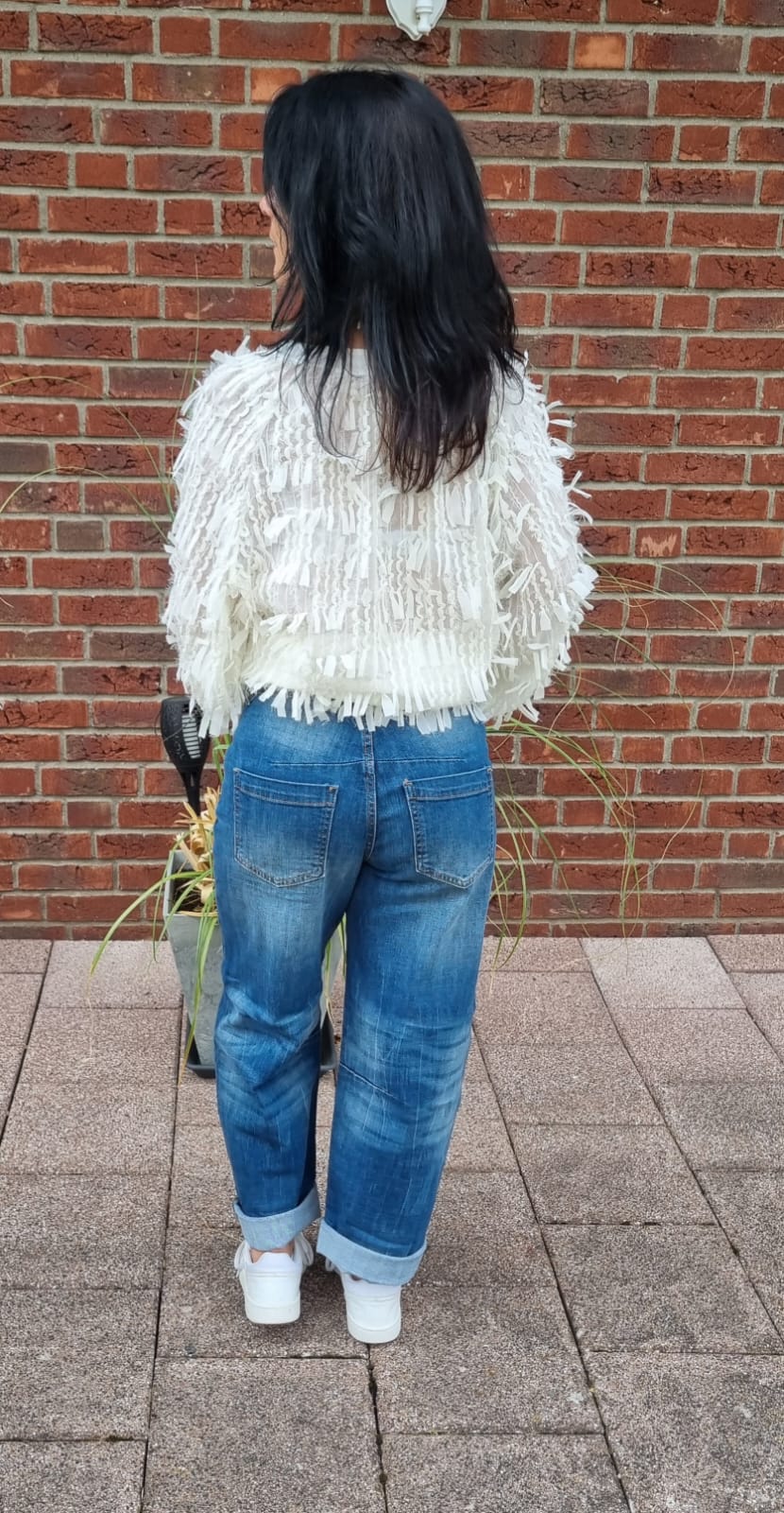 Balloon-Jeans Blue Denim