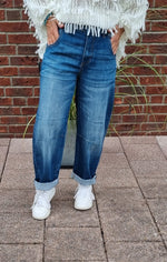Lade das Bild in den Galerie-Viewer, Balloon-Jeans Blue Denim
