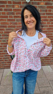 Bluse mit Top Einsatz Leo