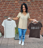 Lade das Bild in den Galerie-Viewer, T-Shirt &quot;Hello&quot;
