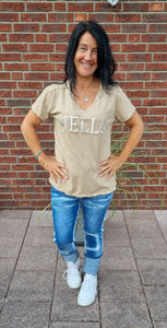 Jeans mit Patches Denim Used Look