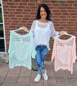Pullover Herz Strick