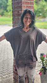 Lade das Bild in den Galerie-Viewer, Basic T-Shirt Happy Size bis Gr. 44/46 verschiedene Farben
