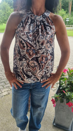 Lade das Bild in den Galerie-Viewer, Neckholder Top &quot;Phantasie 10&quot; verschiedene Modelle
