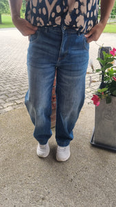Balloon-Jeans Blue Denim